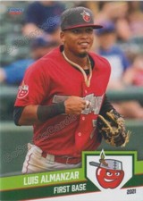 2021 Fort Wayne TinCaps Luis Almanzar RC Rookie San Diego Padres DR
