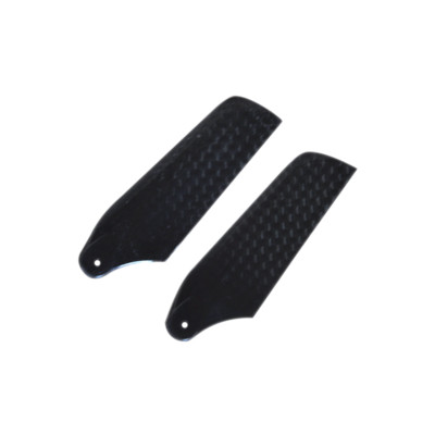 1 Pair Carbon Fiber 62mm Tail Blades for Align Trex 450 RC Helicopter