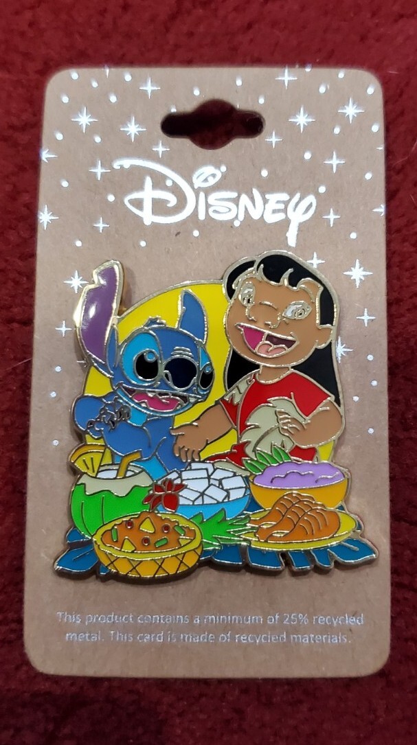 New! Disney Loungefly Lilo and Stitch food fest Collectible Pin!