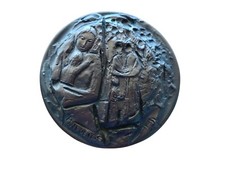 Medaglione in bronzo Firmato Tedesco