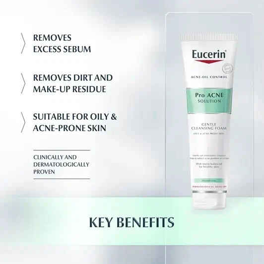 Eucerin pro acne solution sale gentle cleansing foam