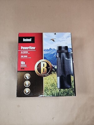 Bushnell 10 x 42 Powerview Roof Prism Binocular 141042 Black