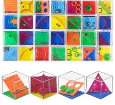 THE TWIDDLERS 28 Mini Brain Teaser Puzzle Cube Box Set - Assorted Difficulty