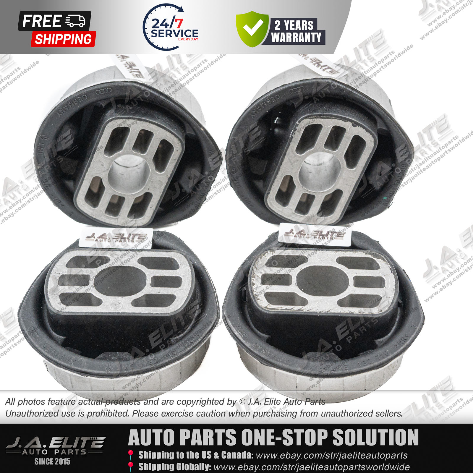 6pcs Subframe Bushing Kit for Bentley Continental GT GTC Flying Spur, 3W0399313