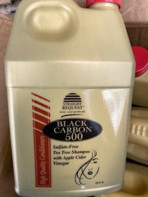 Straight Request Black Carbon 500 Charcoal Shampoo 64 oz (NEW)