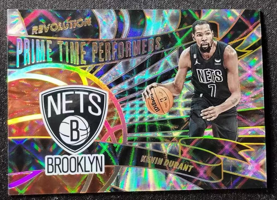Kevin Durant 2022-23 Panini Revolution Silver Prime Time Performers Nets #20