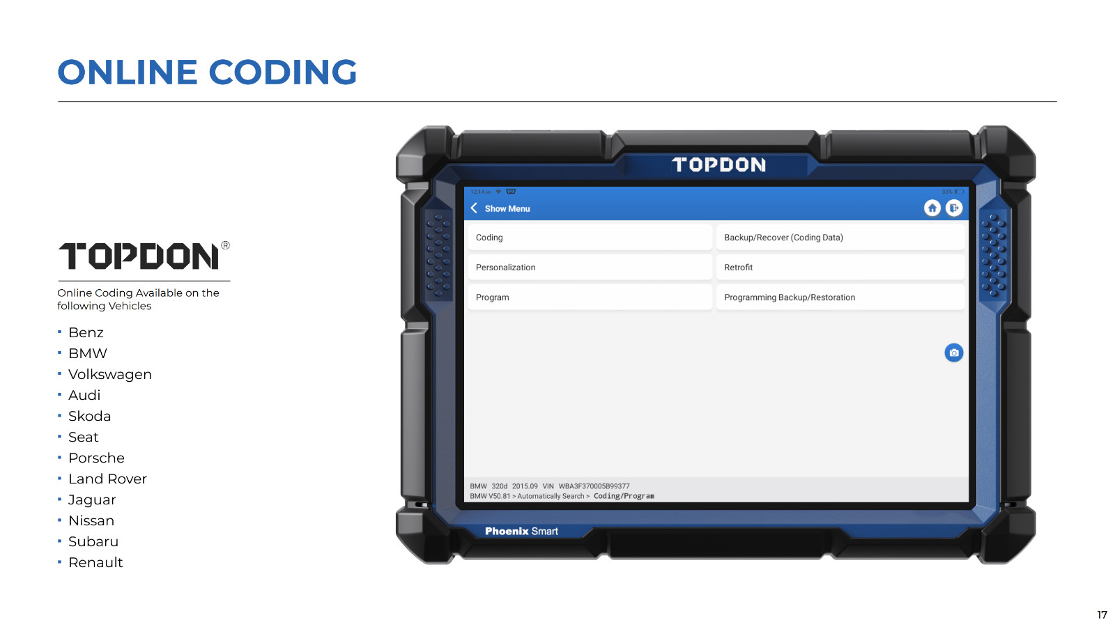 2025 USA TOPDON PHOENIX SMART+ Intelligent Automotive DiagnostiC ULTRA MAX ADAS