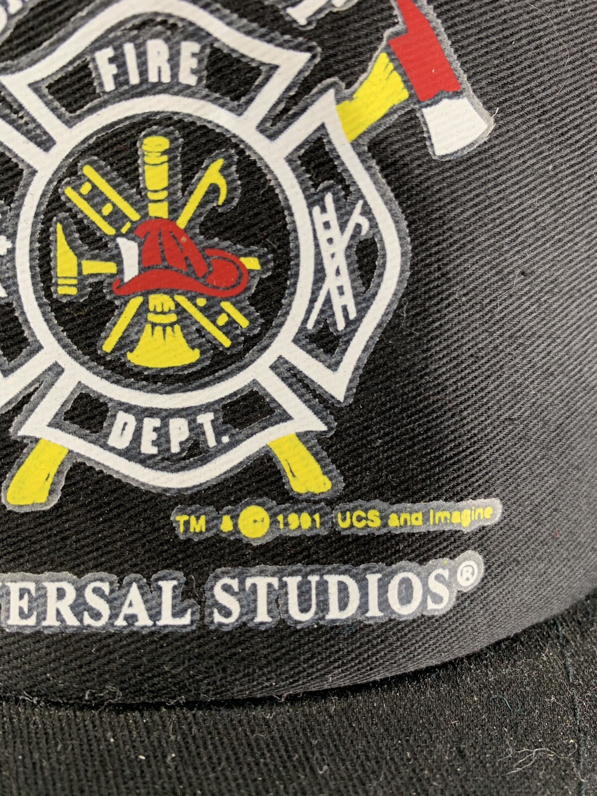 Vintage Backdraft Universal Studios Snapback Hat … - image 2