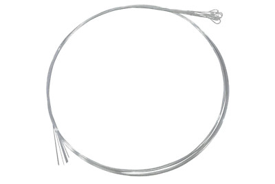 Folkcraft  Plain Steel Strings, Loop Ends, Pack Of Twelve, .015