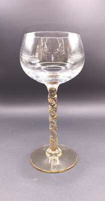 Copas de vino  x 8 con tallo retorcido 1960