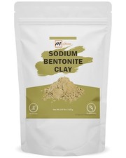 100 Natural Sodium Bentonite Clay Powder Food Grade 0.5 LBS / 227 GMS For Fac
