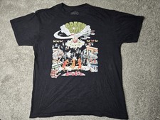 Green Day Dookie Album Graphic Print T Shirt Size Large Adult Black Pre-owned