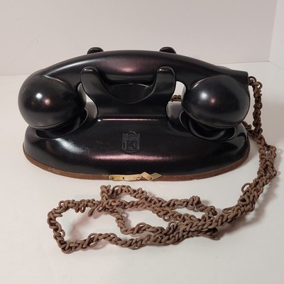 Vintage 1930s Kellogg Masterphone Art Deco Style 9.5'' Desk Top Telephone JJ