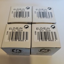 GE ELD/EJN - Lot of 4 - 21V 150W Projector Lamp - Lot of 4