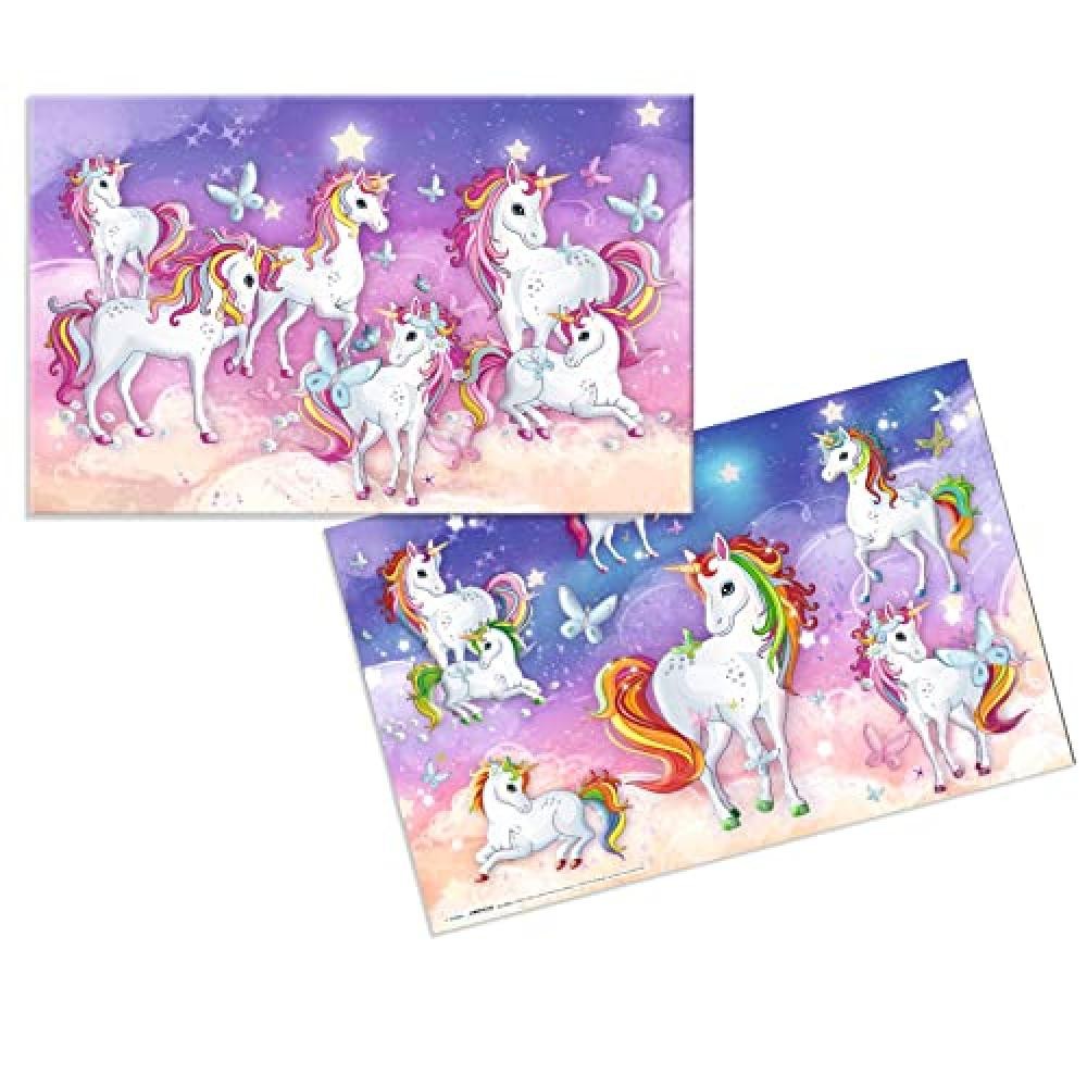 HERMA 19692 Tappetino Scrivania Bambini 55x35 cm - Set 3 Pezzi Lavabili