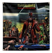 Iron Maiden 4 X 4 Banner Flag Stranger In A Strange Land