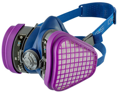 SPR467 Elipse Mask with OV-P100 Filters for Dust, Organic Gases and Vapours, M/L