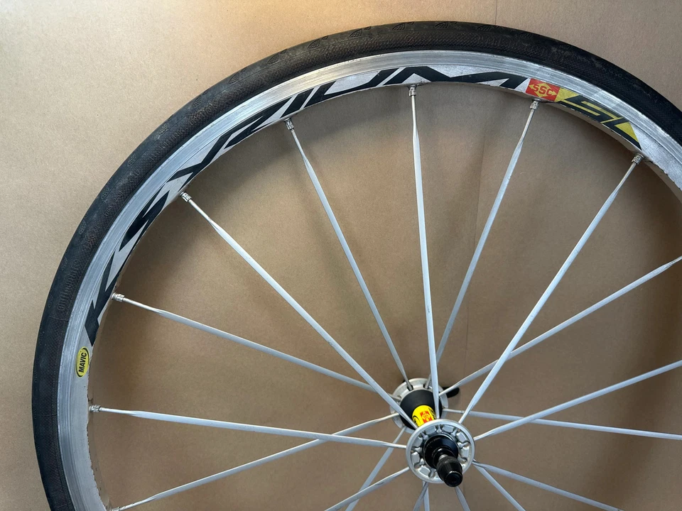 Juego de ruedas freno de llanta Mavik Ksyrium SL 700c QR HG Foto 3 de 4