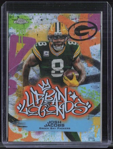 2025 Topps Chrome Josh Jacobs Base (RAW)