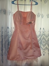 Pretty Pink Prom/bridesmaid Dress Knee Length Size 6 Jjs House