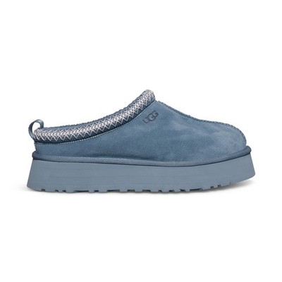 UGG TAZZ DEEP ICE SUEDE LINED SHEARLING PLATFORM WOMEN'S SLIPPERS SIZE US 10 NEW