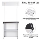 InstaHibit Popup Promotion Counter Booth Display Banner Stand Tradeshow Aluminum — photo 3
