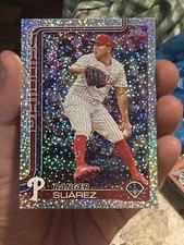 2025 Topps Series 1 Celebration Ranger Suarez Confetti Foil Parallel Phillies