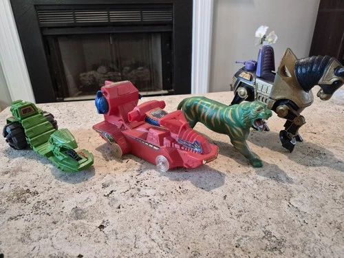 Vintage Masters Of The Universe Beater Vehicle Lot Of 4 Road Ripper Attack Trak