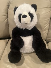 Black  White Panda Bear Large Stuffed Animal Plush Soft Toys R Us 2010 Geoffrey