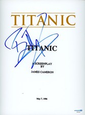 Billy Zane Signed Titanic Script Cover Page Caledon Hockley ACOA