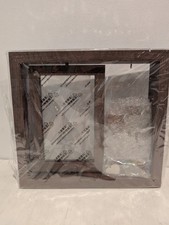 Pet Photo 4x6 Rustic Wooden Rotating Picture Frame Memorial 2 Jars New in Box