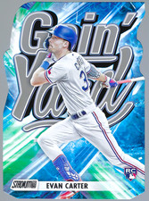 Evan Carter 2024 Topps Stadium Club #GY-6 Goin' Yard Rookie Texas Rangers (RC)