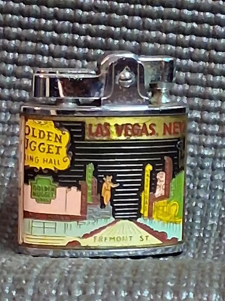 VINTAGE- Firefly JAPAN, 2-sided LAS VEGAS, NEVADA, Freemont St. Map LIGHTER ‼️‼️ - image 3 of 4