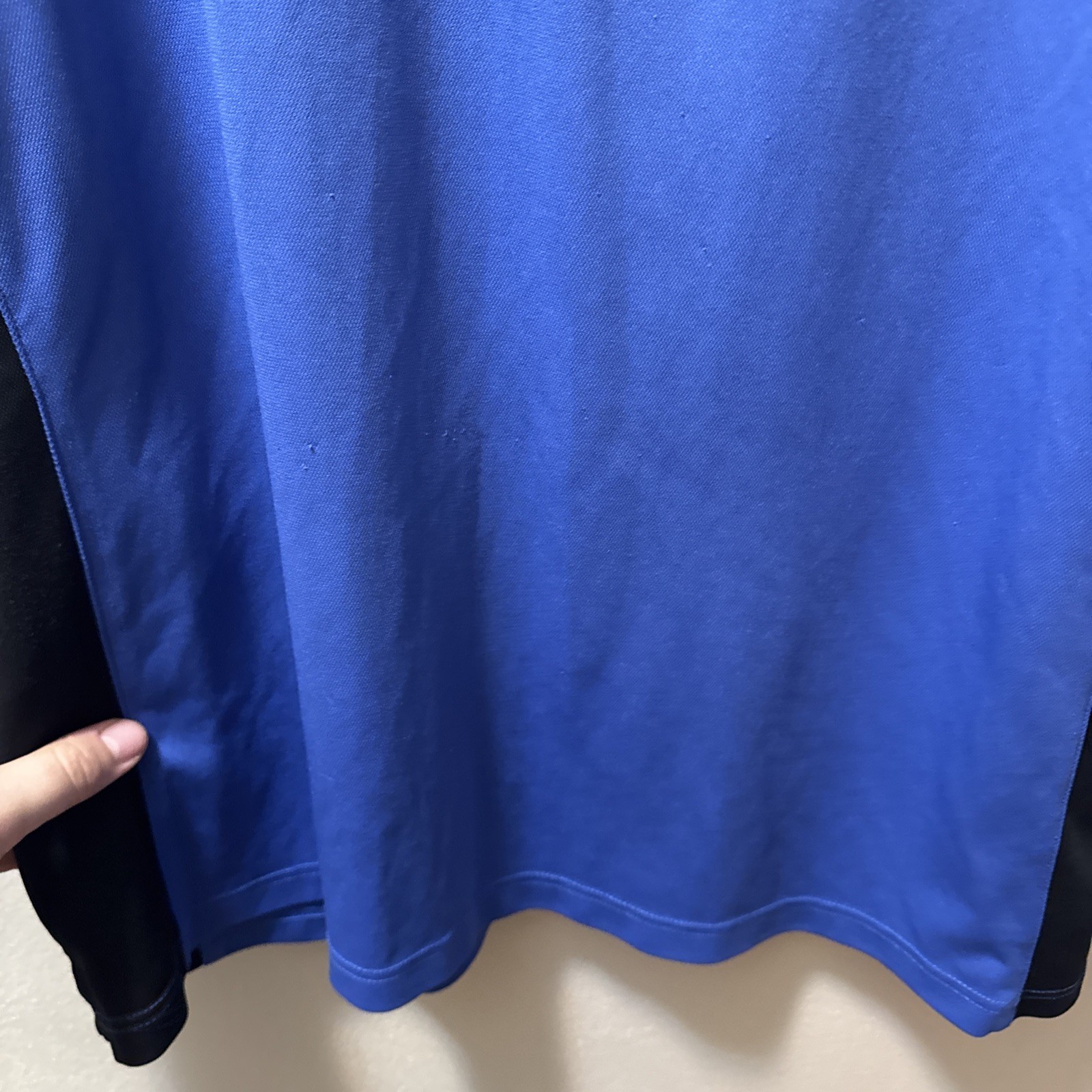 Culvers Shirt Sz XL Blue Black Uniform Polo Employee Work Short Sleeve