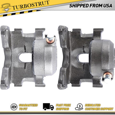Front Brake Calipers 2PCS For 1995 1996 1997 Dodge B2500 5.9L