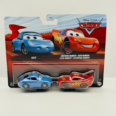 Disney Pixar Cars - SALLY & CARS 1 LIGHTNING MCQUEEN 2024 - 1:55 Diecast