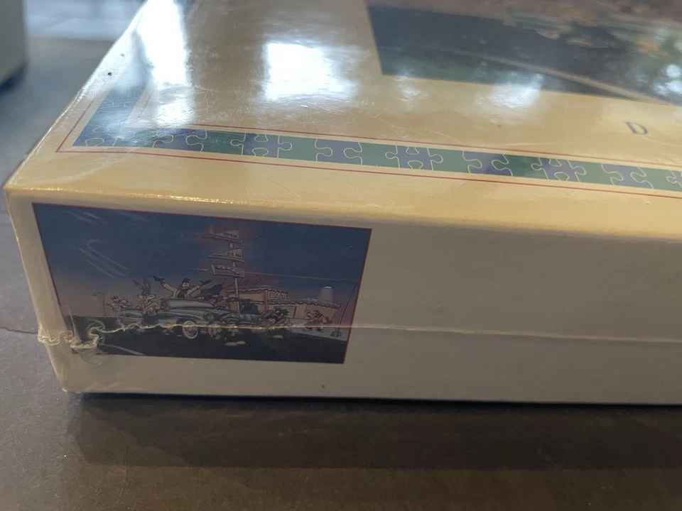 VINTAGE RARE 1993 WARNER BROS. LOONEY TUNES DINER PUZZLE 1100 PIECES SEALED - Image 3 of 4
