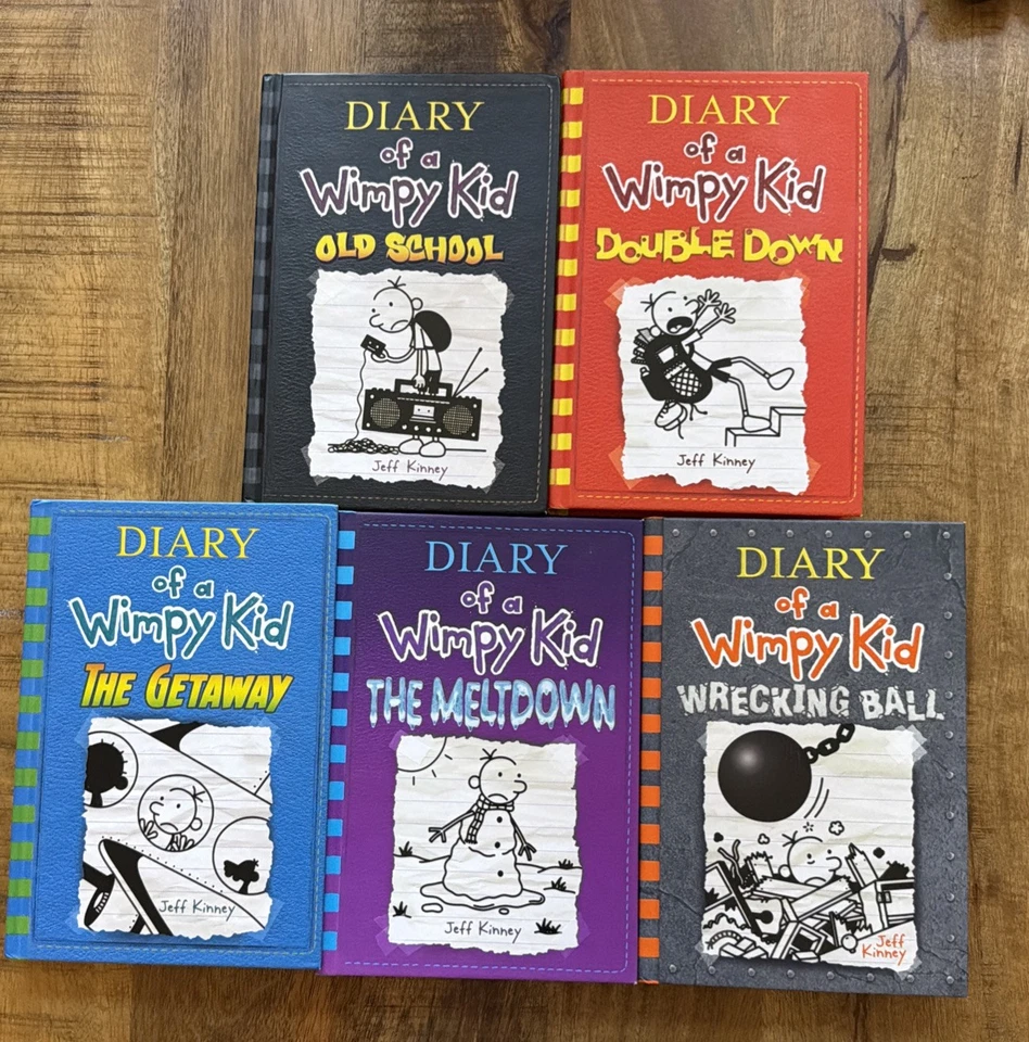 Diary of a Wimpy Kid 10-14 Books Complete Collection Set Box of 5 - Image 2 of 2