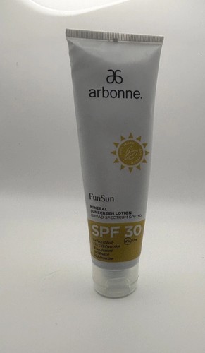 Arbonne FunSun Mineral Sunscreen Lotion SPF 30 148ml Vegan Sun Cream