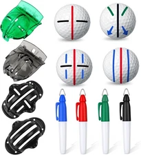 Joyberg 8 Pack Golf Ball 1.7 inches (diameter), 1 inch (depth), Assorted 