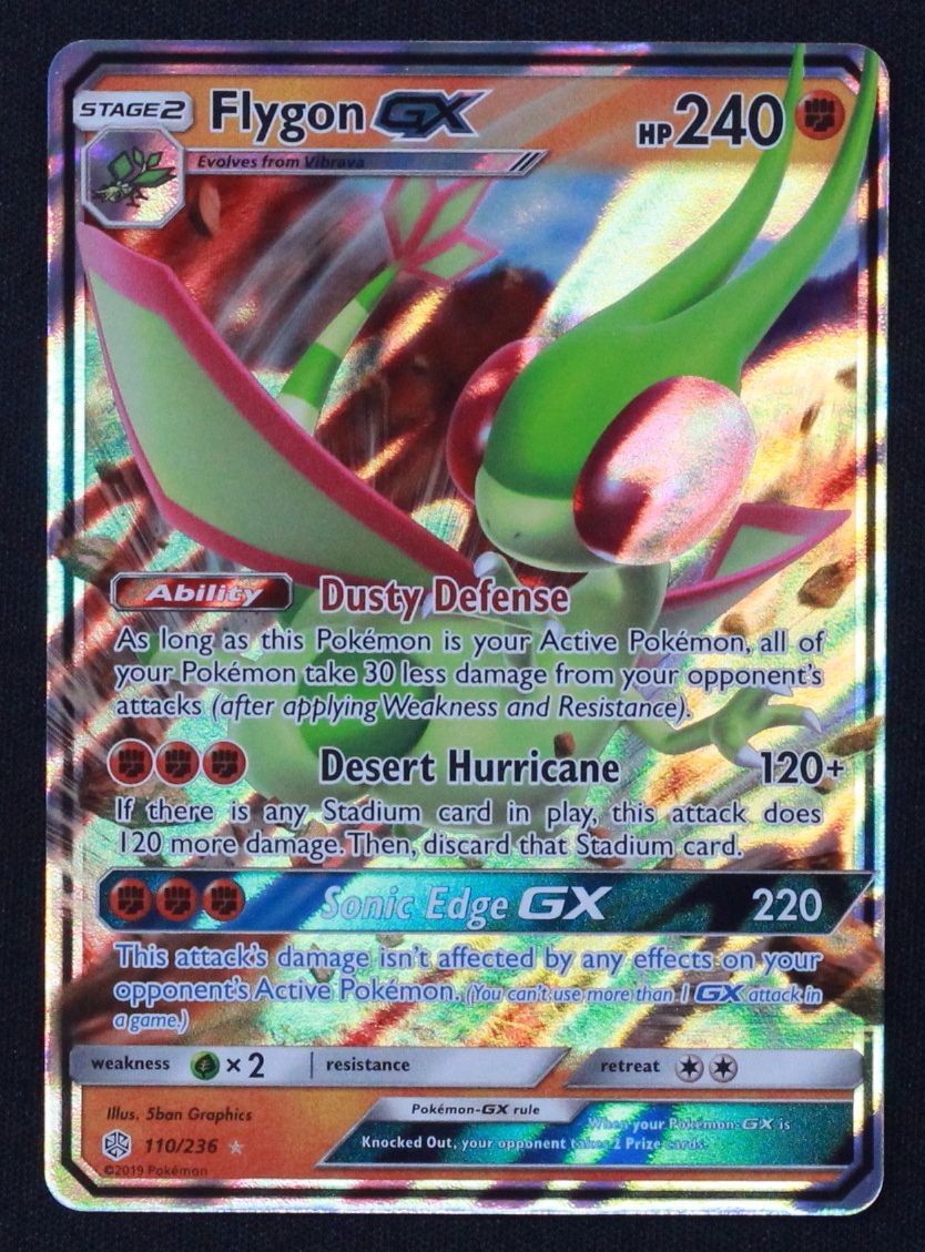 Flygon GX 110/236 Cosmic Eclipse Pokemon Holo Rare GX Near Mint