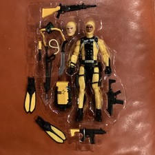 169 Yellow Only G.I. Joe Classified Figure No Cobra Diver M.A.S.S. Target
