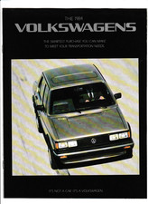 Vintage 1984 Volkswagen Cars & Vans Sales Brochure Rabbit Jetta Scirocco & More