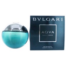 Aqva Pour Homme by Bvlgari, 3.4 oz EDT Spray for Men Aqua