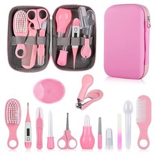 Baby Grooming Kit, Infant Safety Care Set with Hair Brush Comb Nail Clipper Nasa