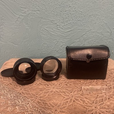 Kalimar AUX Lens Set: Wide Angle 1.3M and Telephoto 2M AF 35M II Japan With Case