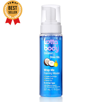 Coconut Oil Shea Curl Mousse, Foaming Hair Mousse for Curly Hair, 7 Fl Oz