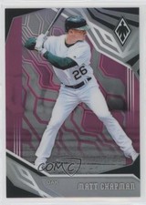 2019 Panini Chronicles Phoenix Pink Prizm 17/25 Matt Chapman #18 0t2