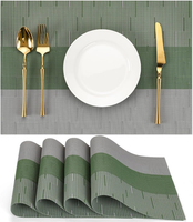 Tischsets Abwaschbar, Platzsets Abwaschbar PVC Platzdeckchen | Tischsets Outdoor