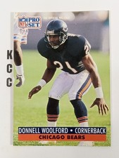 1991 NFL Pro Set Chicago Bears #459 Donnell Woolford